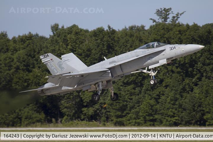 164243, McDonnell Douglas F/A-18C Hornet C/N 1006/C227, F/A-18C Hornet 164243 AD-304 from VFA-106 