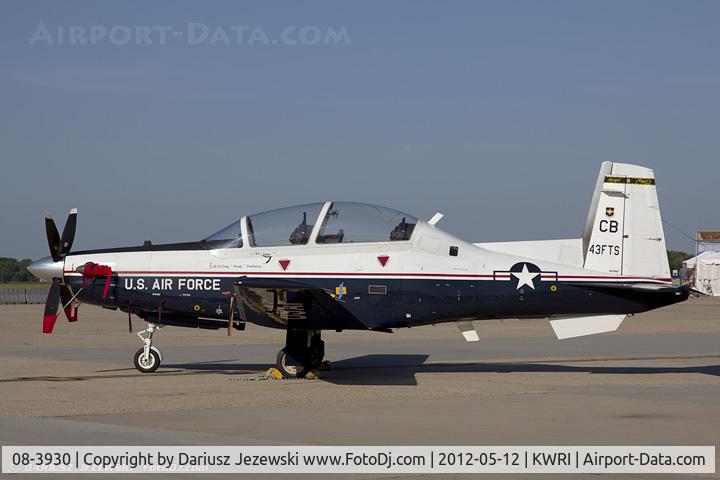 08-3930, 2008 Raytheon T-6A Texan II C/N PT-489, T-6A Texan II 08-3930 CB from 37th FTS 