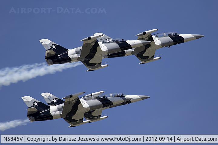 N5846V, 1984 Aero L-39C Albatros C/N 432826, Black Diamond Jet Team - N5846V