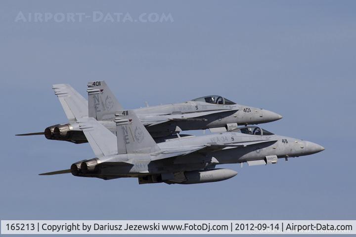 165213, McDonnell Douglas F/A-18C Hornet C/N 1388/C438, F/A-18C Hornet 165213 NE-411 from VFA-34 
