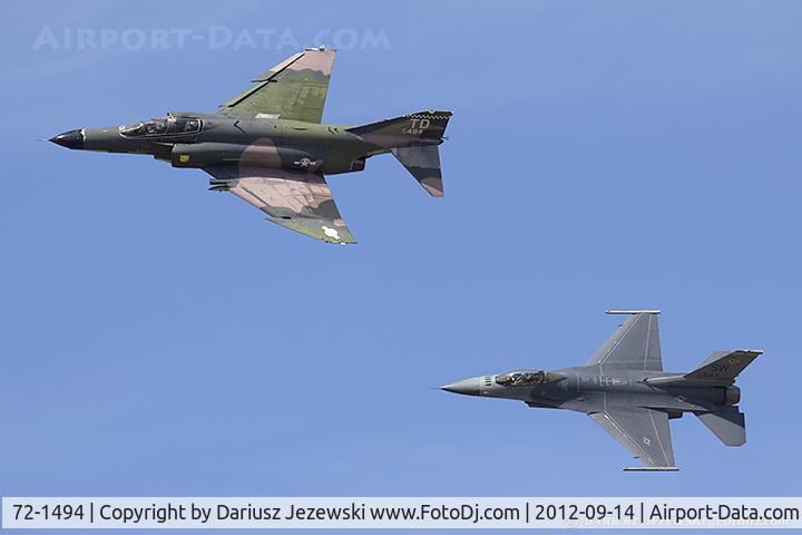 72-1494, McDonnell Douglas QF-4E Phantom II C/N 4498, QF-4E Phantom 72-1494 TD from 82nd ATRS 53rd WG Holloman AFB, NM