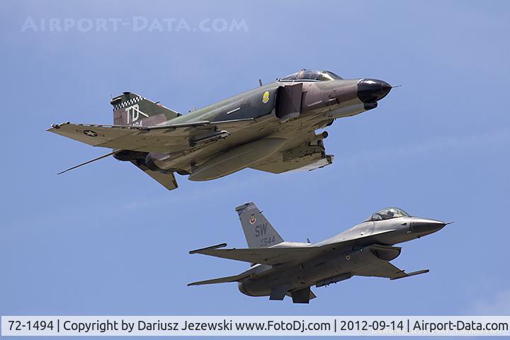 72-1494, McDonnell Douglas QF-4E Phantom II C/N 4498, QF-4E Phantom 72-1494 TD from 82nd ATRS 53rd WG Holloman AFB, NM
