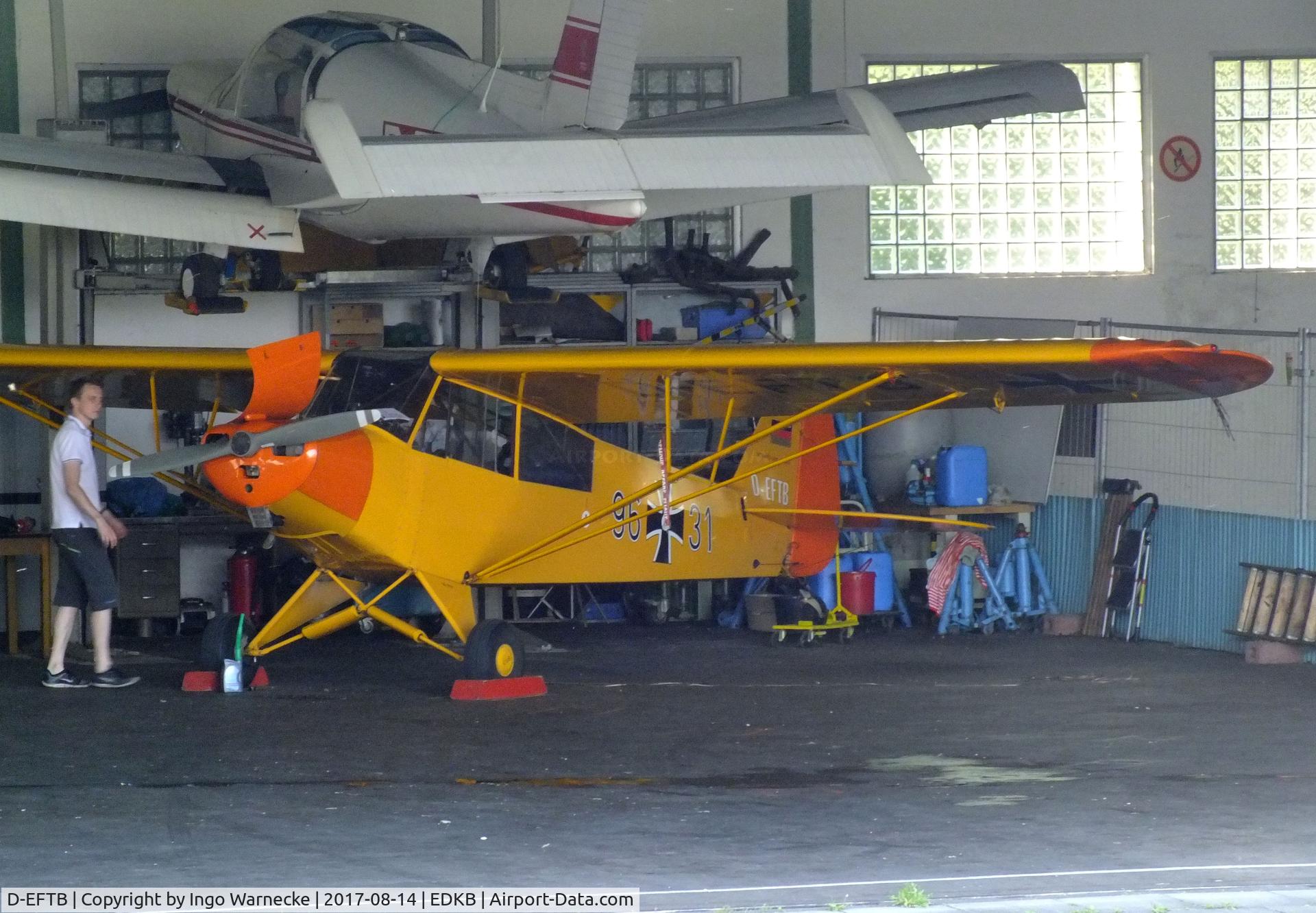 D-EFTB, 1954 Piper L-18C Super Cub (PA-18-95) C/N 18-3455, Piper L-18C Super Cub (PA-18-95) at Bonn-Hangelar airfield