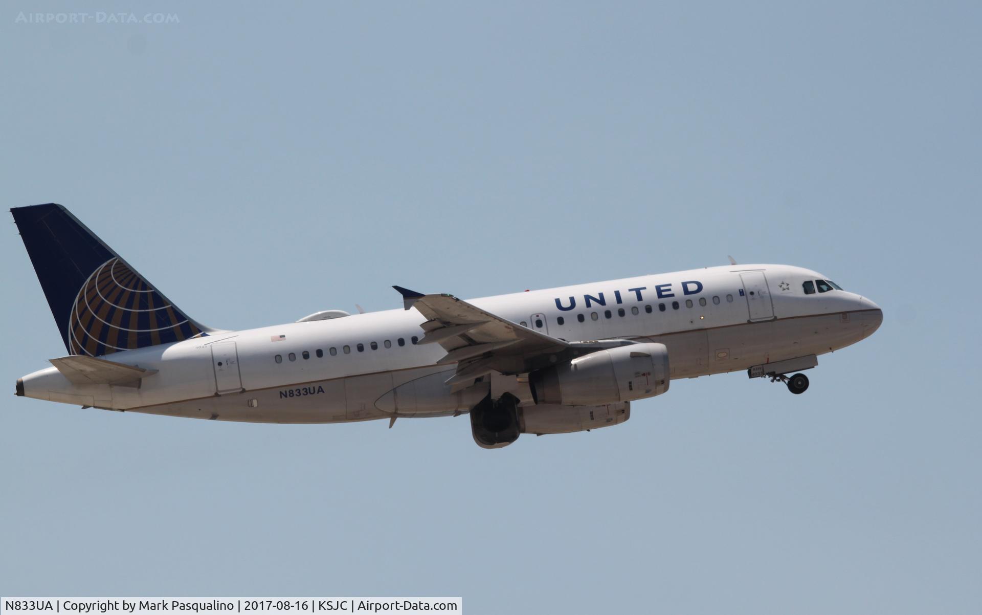 N833UA, 2000 Airbus A319-131 C/N 1401, Airbus A319