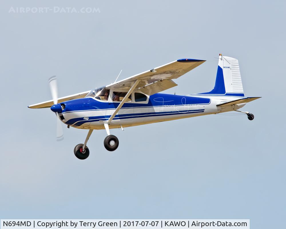 N694MD, 1959 Cessna 180C C/N 50694, KAWO