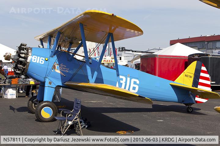 N57811, 1941 Boeing 75 C/N 75-1355, Boeing 75 Stearman 