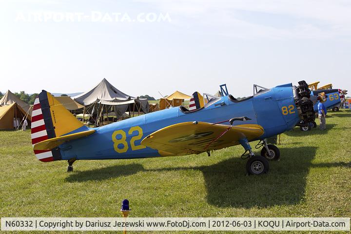 N60332, 1946 Fairchild (St. Louis) PT-23A Cornell (M-62C) C/N 225SL, Fairchild M-62C (PT-23A)  C/N 225SL, N60332