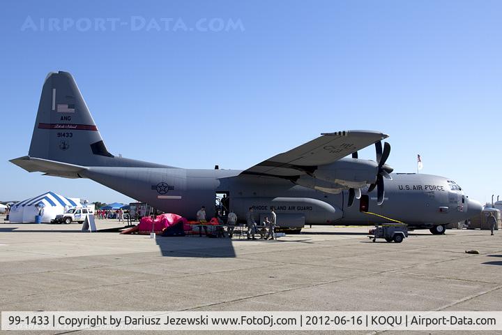 99-1433, 1999 Lockheed Martin C-130J-30 Super Hercules C/N 382-5519, C-130J Hercules 99-1433  from 143rd AS 143rd AS Quonset Point ANGS, RI