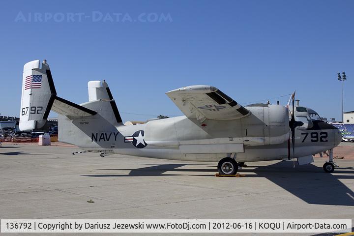 136792, Grumman EC-1A Trader C/N 45, Grumman C-1A Trader C/N 136792 Rhode Island Quonset Air Museum (QAM)
