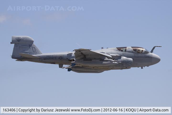163406, Grumman EA-6B Prowler C/N P-146, EA-6B Prowler 163406 MD-04 from VMAQ-3 