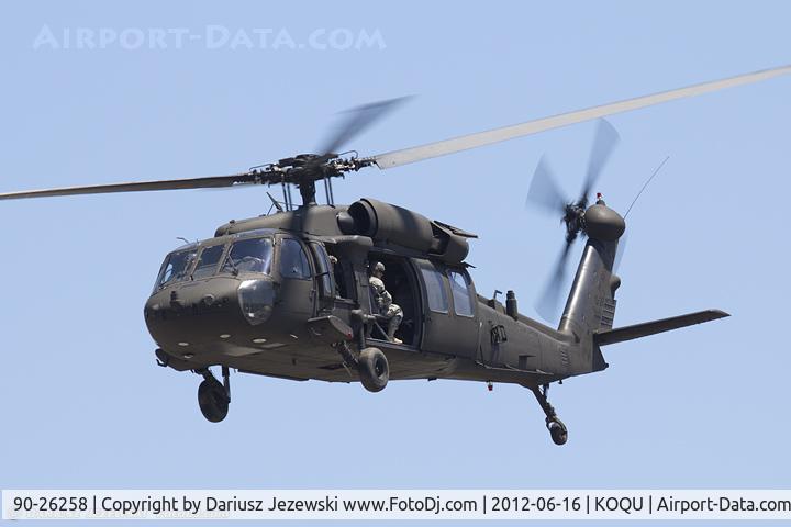 90-26258, 1990 Sikorsky MH-60L Black Hawk C/N 70-1486, UH-60L Blackhawk 90-26258  from 1/126th AVN  Quonset Point ANGS, RI