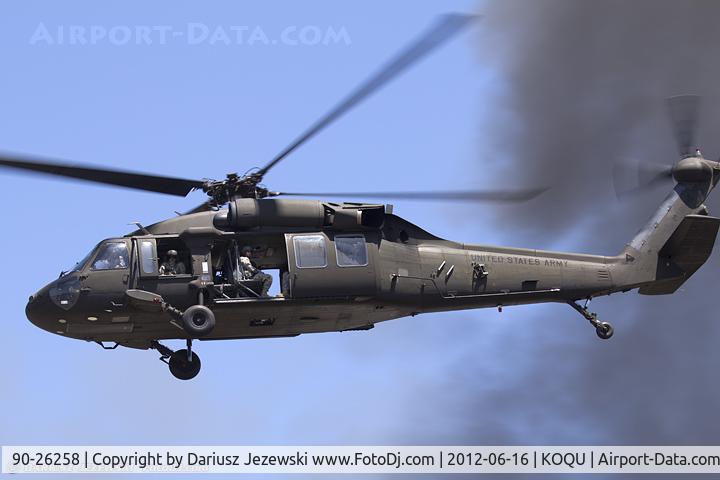 90-26258, 1990 Sikorsky MH-60L Black Hawk C/N 70-1486, UH-60L Blackhawk 90-26258  from 1/126th AVN  Quonset Point ANGS, RI