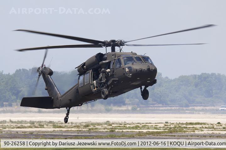 90-26258, 1990 Sikorsky MH-60L Black Hawk C/N 70-1486, UH-60L Blackhawk 90-26258  from 1/126th AVN  Quonset Point ANGS, RI