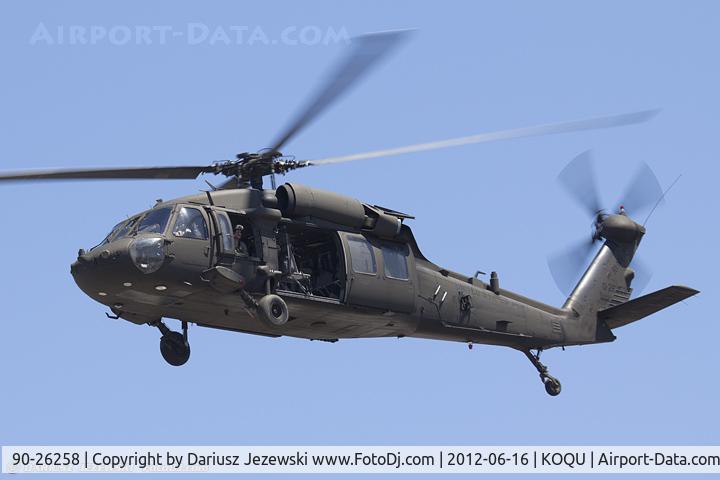 90-26258, 1990 Sikorsky MH-60L Black Hawk C/N 70-1486, UH-60L Blackhawk 90-26258  from 1/126th AVN  Quonset Point ANGS, RI