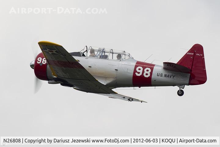 N26808, 1956 North American SNJ-4 Texan C/N 88-11452, North American SNJ-4 Texan  C/N 26808, N26808