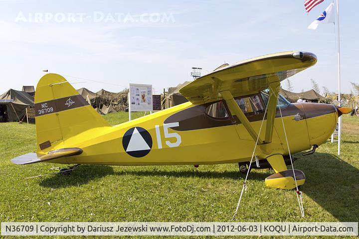 N36709, 1941 Stinson 10A C/N 8109, Stinson 10A  C/N 8109, N36709