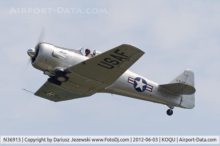 N36913, North American T-6G Texan C/N 168-275, North American T-6G 