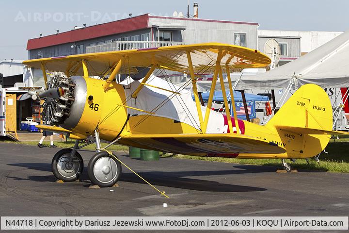 N44718, 1941 Naval Aircraft Factory N3N-3 C/N 2782, Naval Aircraft Factory N3N-3 Yellow Peril  C/N 2782, N44718