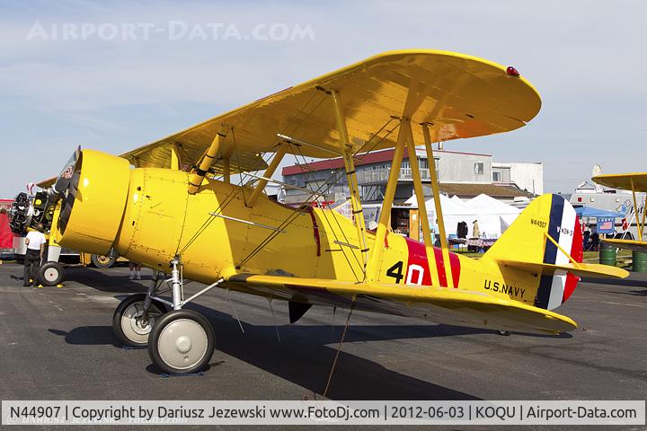N44907, 1940 Naval Aircraft Factory N3N-3 C/N 1991, Naval Aircraft Factory N3N-3 Yellow Peril  C/N 1991, N44907