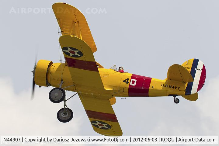 N44907, 1940 Naval Aircraft Factory N3N-3 C/N 1991, Naval Aircraft Factory N3N-3 Yellow Peril  C/N 1991, N44907