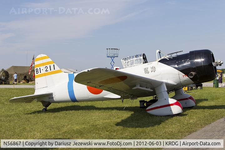 N56867, 1945 Consolidated Vultee BT-13B (SNV-2) Replica C/N 79-1220, Consolidated Vultee BT-13B (SNV-2) - Val replica  C/N 79-1220, N56867