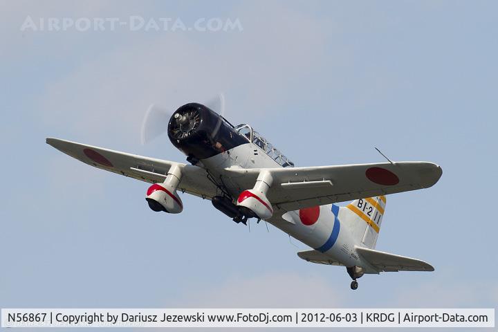 N56867, 1945 Consolidated Vultee BT-13B (SNV-2) Replica C/N 79-1220, Consolidated Vultee BT-13B (SNV-2) - Val replica  C/N 79-1220, N56867