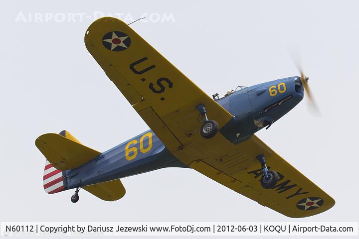 N60112, 1946 Fairchild M-62A C/N T43-5457, Fairchild M-62A C/N PT-19 Cornell T43-5457, N60112