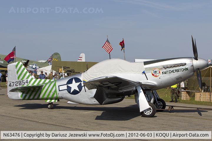 N63476, 1944 North American P-51D Mustang C/N 122-31200, North American P-51D Mustang 