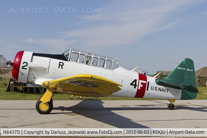 N6437D, North American SNJ-5C (AT-6D) Texan Texan C/N 88-17085, North American AT-6D Texan  C/N 88-17085, N6437D