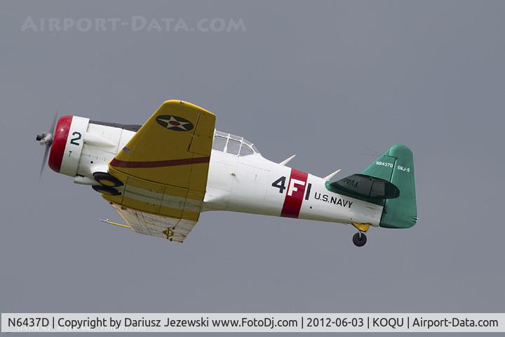 N6437D, North American SNJ-5C (AT-6D) Texan Texan C/N 88-17085, North American AT-6D Texan  C/N 88-17085, N6437D