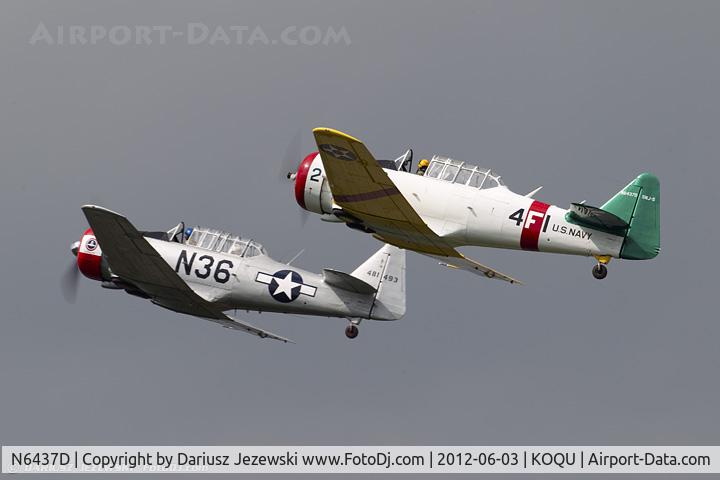 N6437D, North American SNJ-5C (AT-6D) Texan Texan C/N 88-17085, North American AT-6D Texan  C/N 88-17085, N6437D