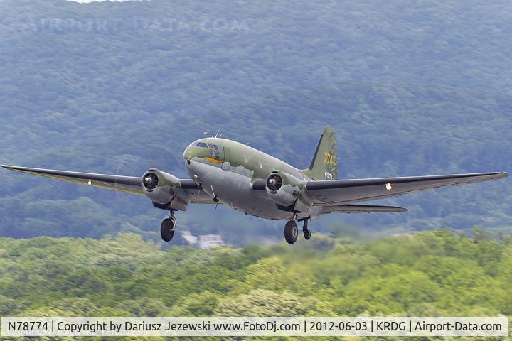 N78774, 1944 Curtiss C-46F Commando C/N 22597, Curtiss Wright C-46F Commando 