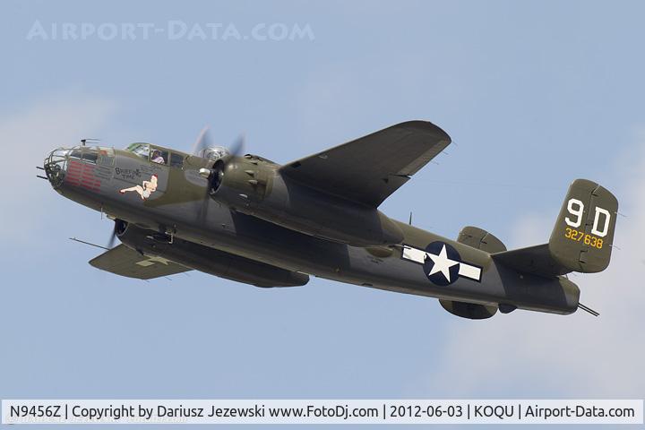 N9456Z, 1943 North American TB-25N Mitchell C/N 108-33214, North American TB-25N Mitchell 