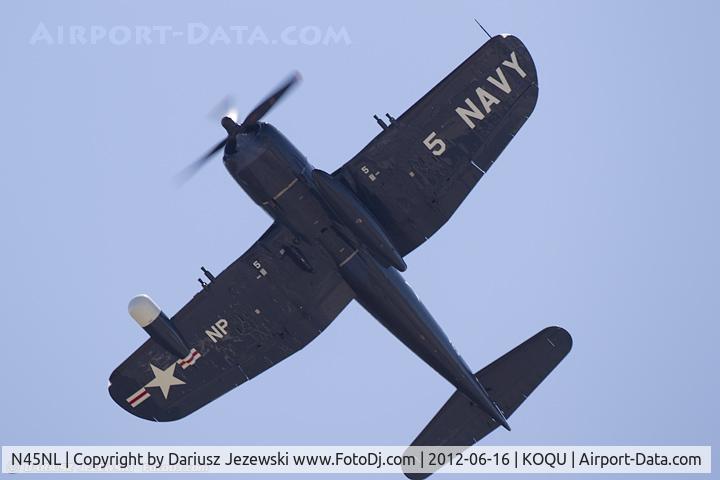 N45NL, 1951 Vought F4U-5NL Corsair C/N 124692, Chance Vought F4U-5NL Corsair  C/N 124692C, NX45NL