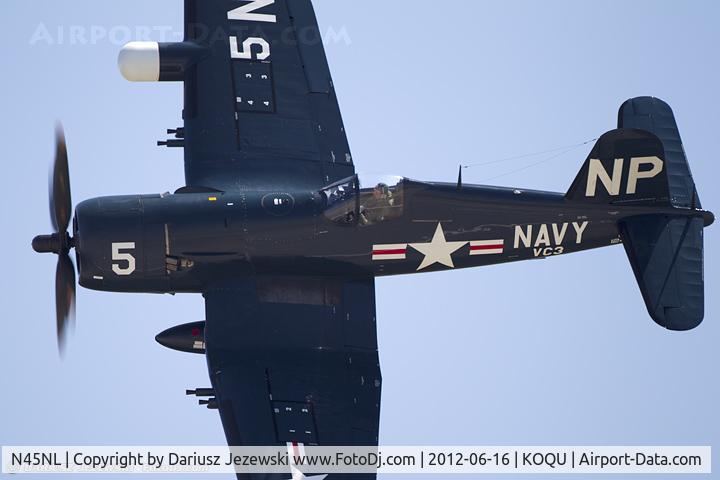 N45NL, 1951 Vought F4U-5NL Corsair C/N 124692, Chance Vought F4U-5NL Corsair  C/N 124692C, NX45NL