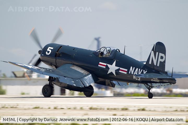 N45NL, 1951 Vought F4U-5NL Corsair C/N 124692, Chance Vought F4U-5NL Corsair  C/N 124692C, NX45NL