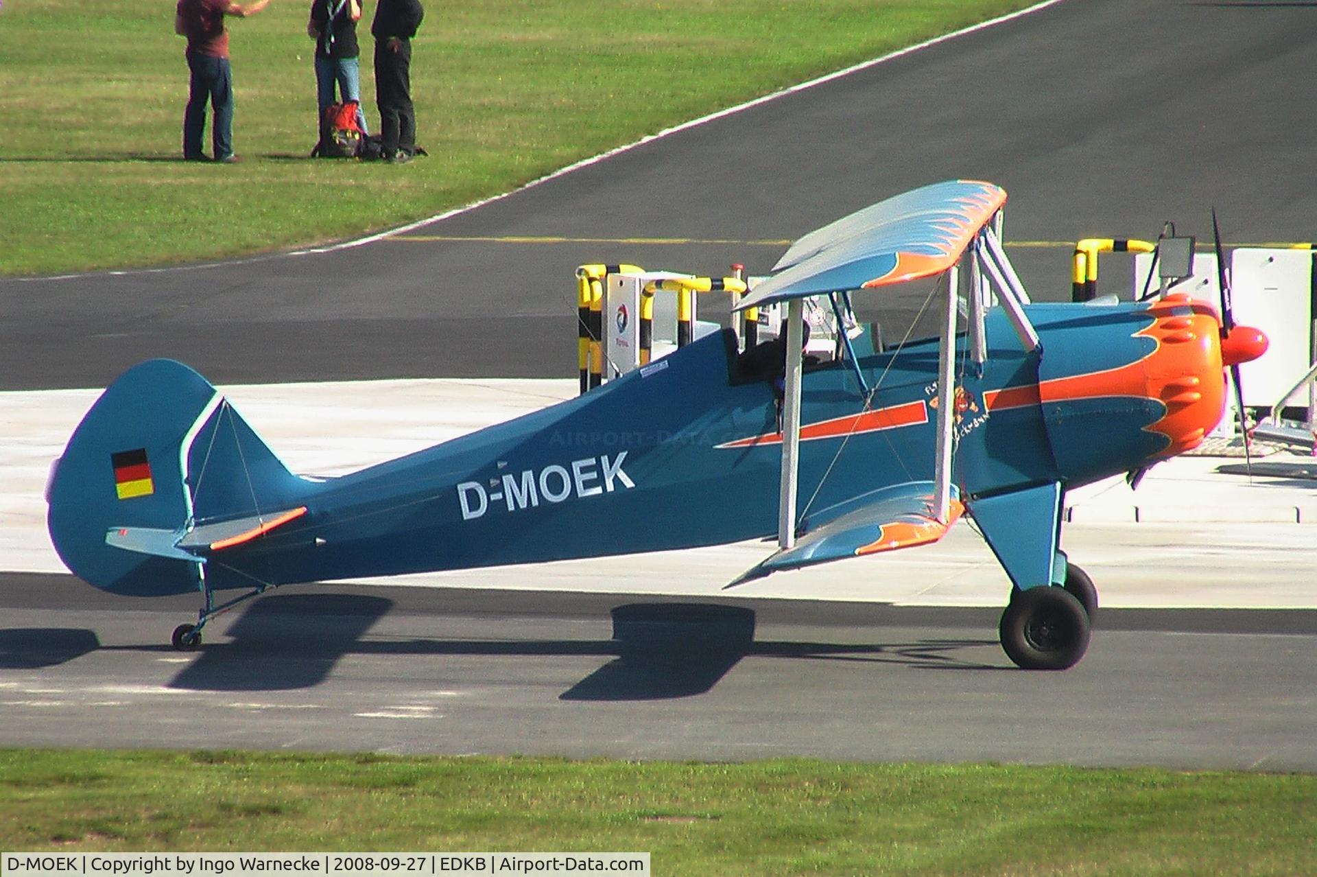 D-MOEK, Platzer Kiebitz  B6 C/N Not found D-MOEK, Platzer Kiebitz B6 at Bonn-Hangelar airfield