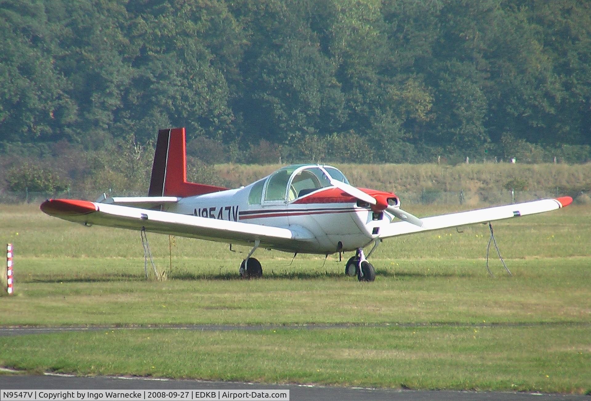 N9547V, 1970 Mooney M10 Cadet C/N 700037, Mooney M.10 Cadet at Bonn-Hangelar airfield