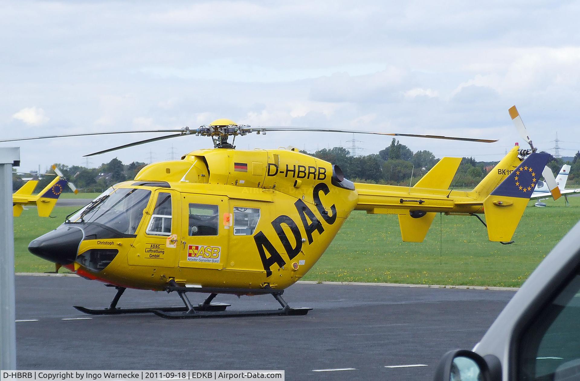 D-HBRB, Eurocopter-Kawasaki BK-117B-2 C/N 7250, MBB-Kawasaki BK-117B-2 of ADAC Luftrettung at Bonn-Hangelar airfield