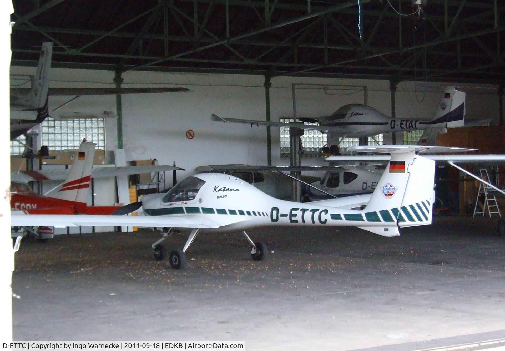 D-ETTC, Diamond DA-20A-1 Katana C/N 10161, Diamond DA-20A-1 Katana at Bonn-Hangelar airfield