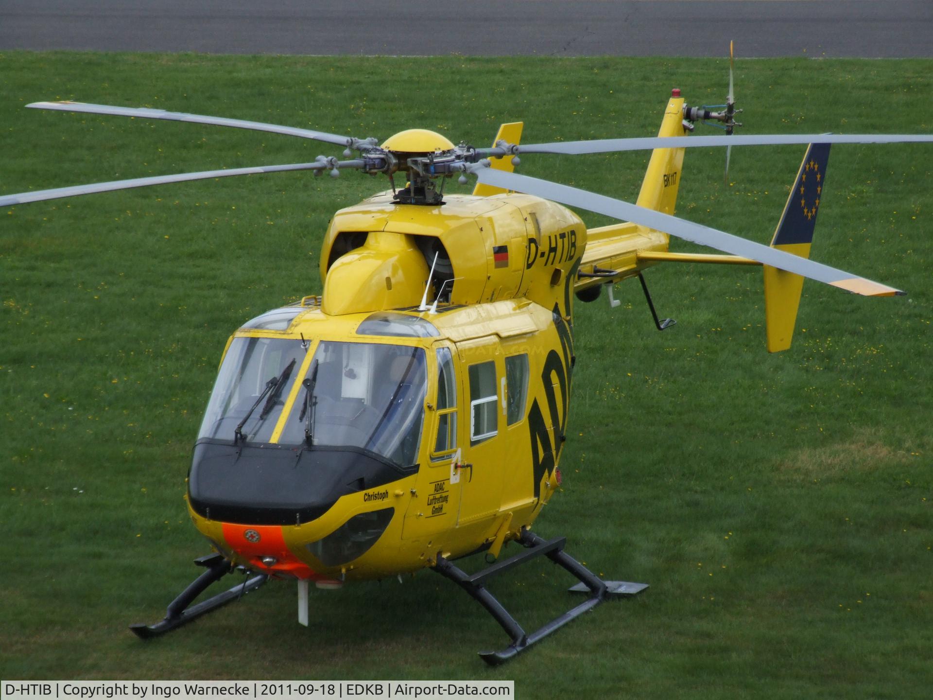 D-HTIB, Eurocopter-Kawasaki BK-117B-2 C/N 7022, MBB-Kawasaki BK-117B-2 of ADAC Luftrettung at Bonn-Hangelar airfield