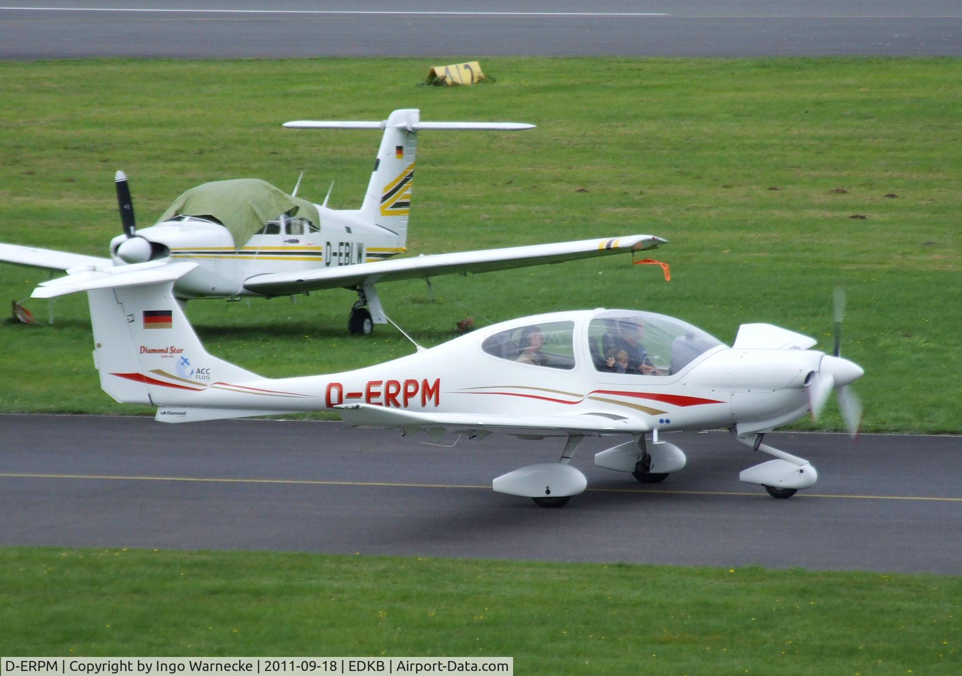 D-ERPM, Diamond DA-40 Diamond Star C/N 40.062, Diamond DA-40 Diamond Star at Bonn-Hangelar airfield