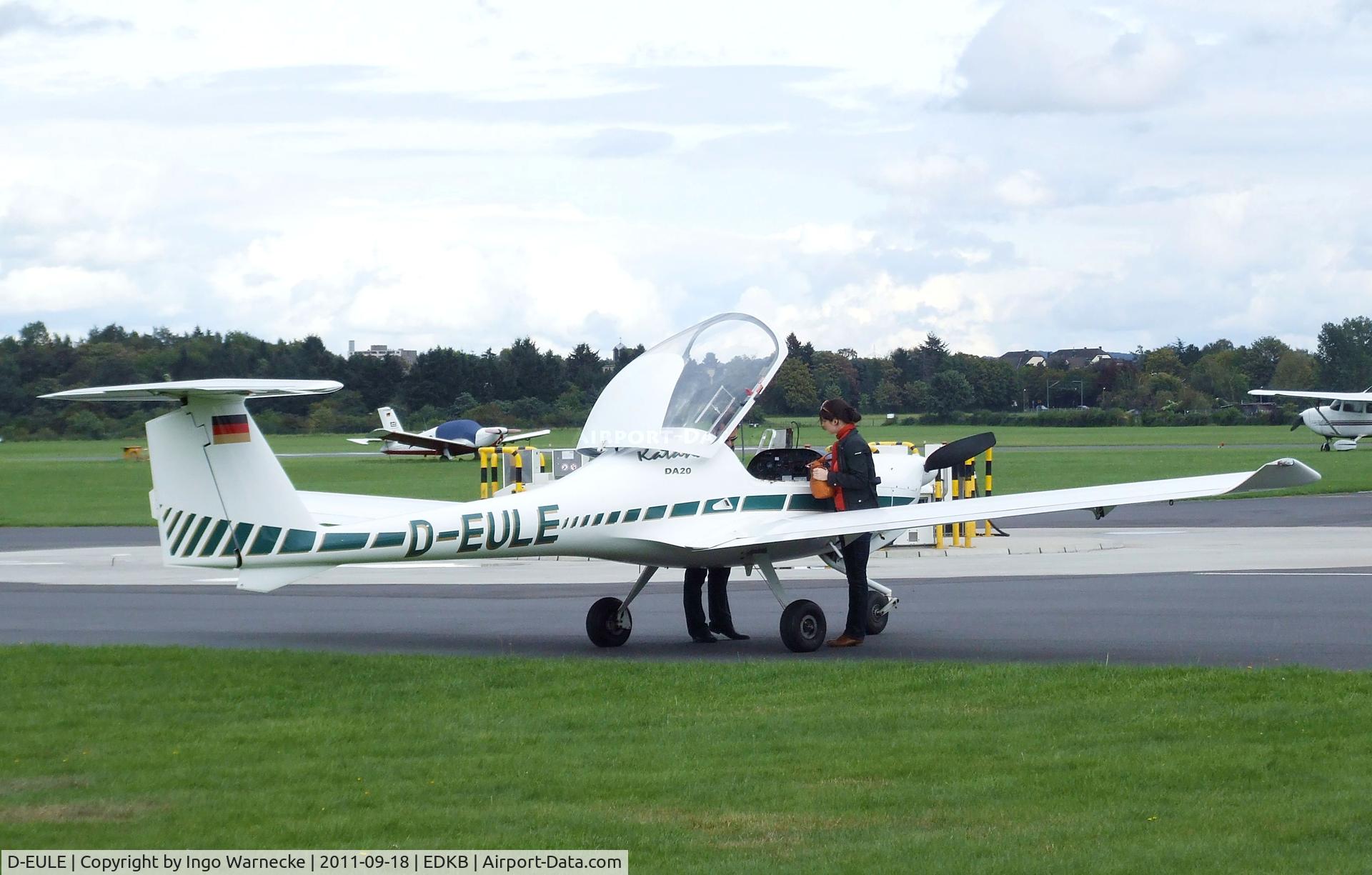 D-EULE, Diamond DA-20A-1 Katana C/N 10193, Diamond DA-20A-1 Katana at Bonn-Hangelar airfield