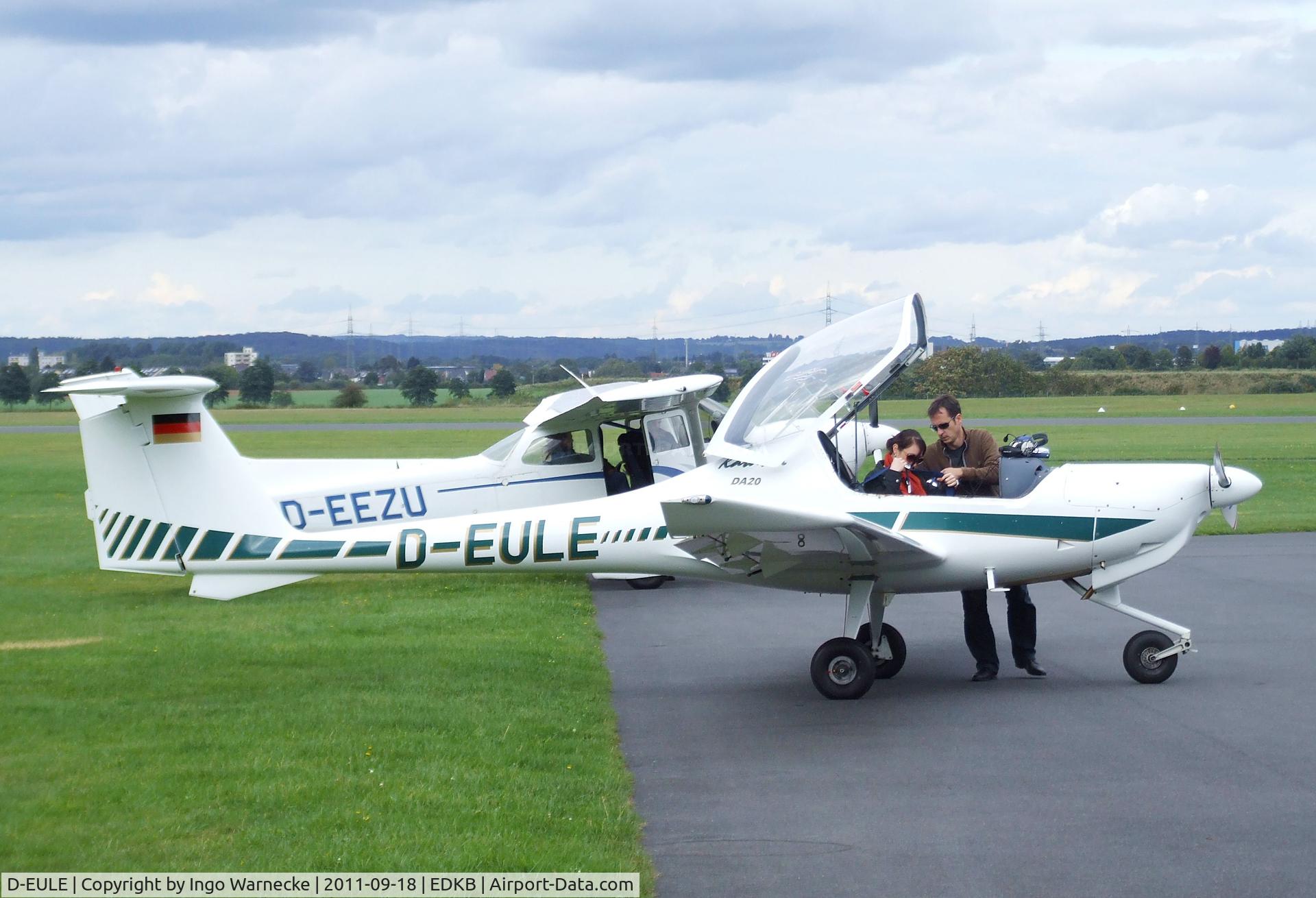 D-EULE, Diamond DA-20A-1 Katana C/N 10193, Diamond DA-20A-1 Katana at Bonn-Hangelar airfield