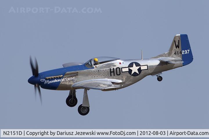 N2151D, 1944 North American F-51D Mustang C/N 122-40196, North American F-51D Mustang 
