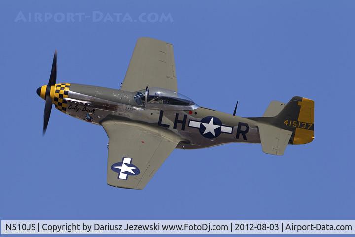 N510JS, 1944 North American P-51D Mustang C/N 44-72086, North American P-51D Mustang 