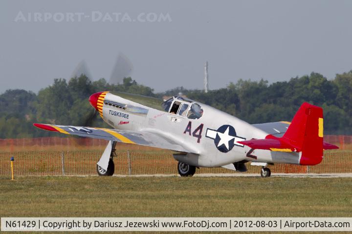 N61429, 1942 North American P-51C Mustang C/N 103-26199, North American P-51C Mustang 