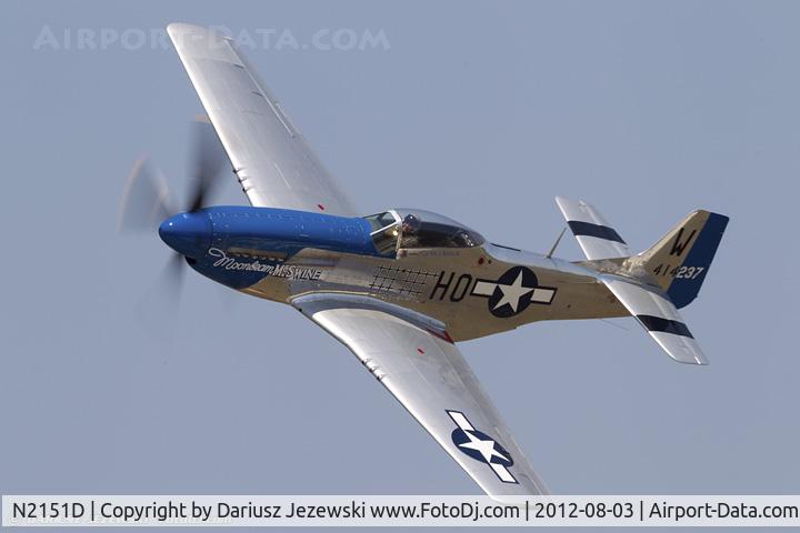 N2151D, 1944 North American F-51D Mustang C/N 122-40196, North American F-51D Mustang 