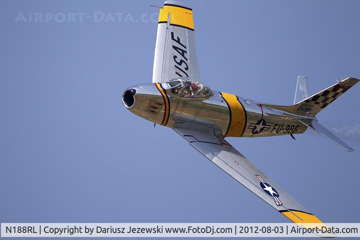 N188RL, 1952 North American F-86F Sabre C/N 191-682, North American F-86F (CWF86-F-30-NA) Sabre 