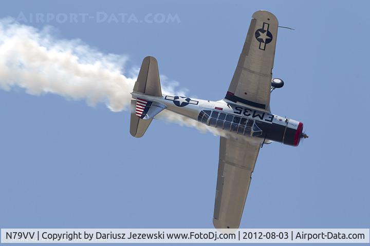N79VV, 1942 Consolidated Vultee BT-13A C/N 11756, Chance Vought F4U-5 Corsair  C/N 122179, N179PT